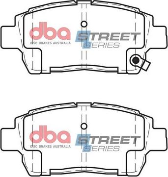 DBA Australia DB1422SS - Гальмівні колодки, дискові гальма autozip.com.ua