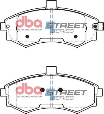 DBA Australia DB1503SS - Гальмівні колодки, дискові гальма autozip.com.ua