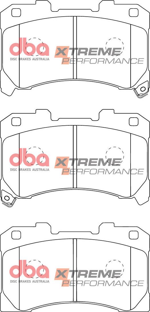 DBA Australia DB15147XP - Комплект високоефективних гальмівних колодок autozip.com.ua