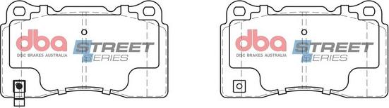 DBA Australia DB1678SS - Гальмівні колодки, дискові гальма autozip.com.ua