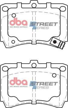 DBA Australia DB1158SS - Гальмівні колодки, дискові гальма autozip.com.ua