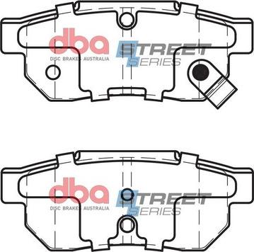 DBA Australia DB1163SS - Гальмівні колодки, дискові гальма autozip.com.ua