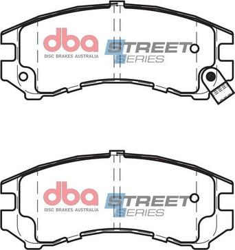DBA Australia DB1117SS - Гальмівні колодки, дискові гальма autozip.com.ua