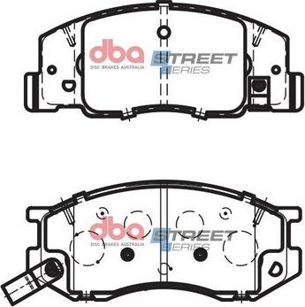 DBA Australia DB1372SS - Гальмівні колодки, дискові гальма autozip.com.ua