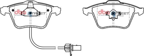 DBA Australia DB2198SS - Гальмівні колодки, дискові гальма autozip.com.ua