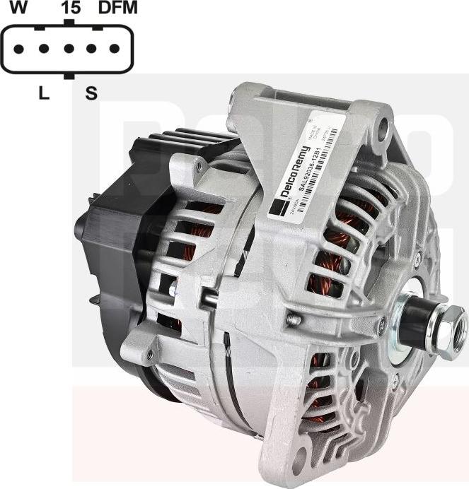 Delco Remy SAL92036-12B1 - Генератор autozip.com.ua