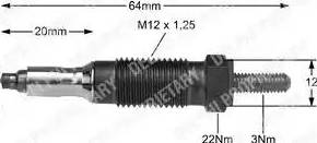 Delphi 1855018 - Свічка розжарювання autozip.com.ua