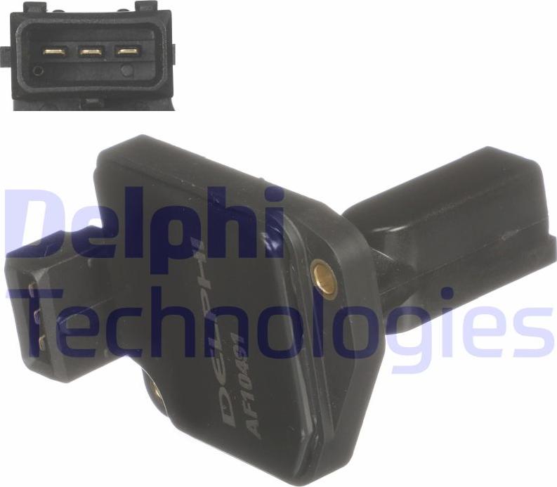 Delphi AF10491-12B1 - Датчик потоку, маси повітря autozip.com.ua