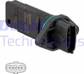 Delphi AF10551-11B1 - Датчик потоку, маси повітря autozip.com.ua