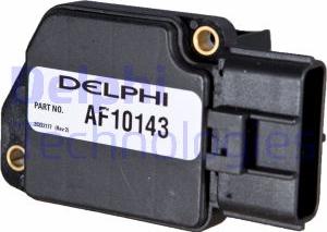Delphi AF10143-11B1 - Датчик потоку, маси повітря autozip.com.ua