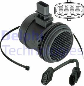 Delphi AF10392-12B1 - Датчик потоку, маси повітря autozip.com.ua