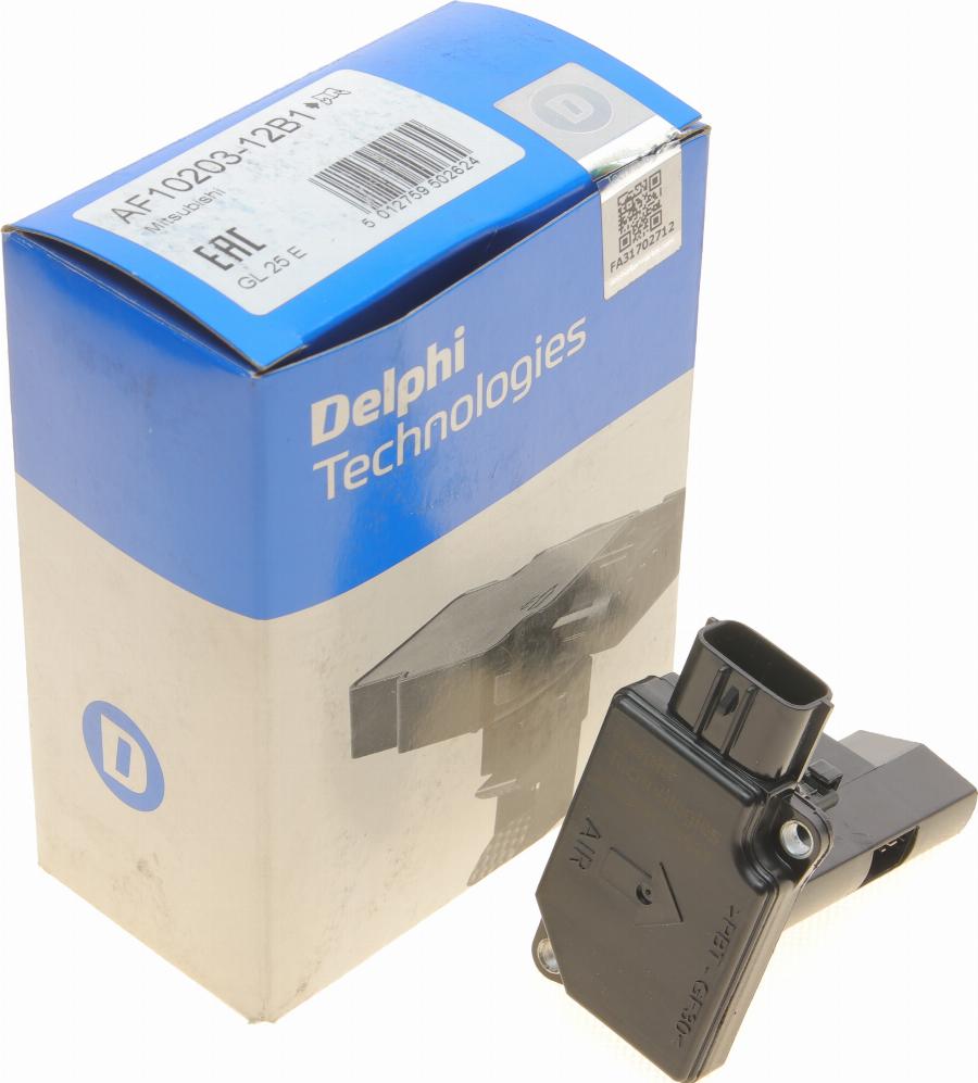 Delphi AF10203-12B1 - Датчик потоку, маси повітря autozip.com.ua