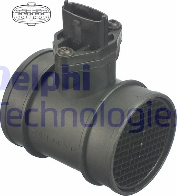 Delphi AF10274-12B1 - Датчик потоку, маси повітря autozip.com.ua