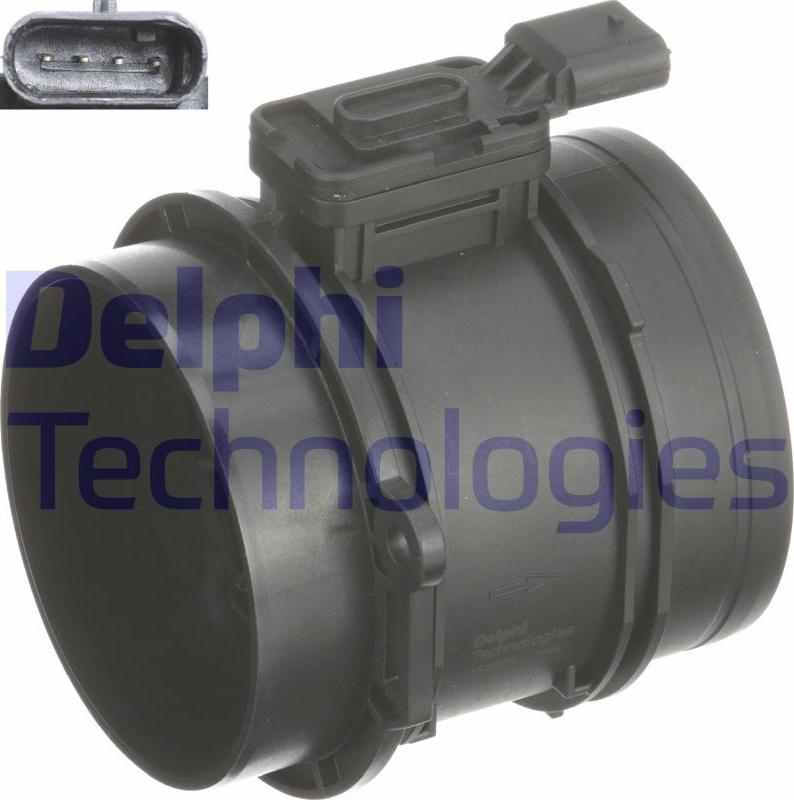 Delphi AF10771-12B1 - Датчик потоку, маси повітря autozip.com.ua