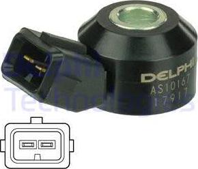 Delphi AS10167 - Датчик детонації autozip.com.ua