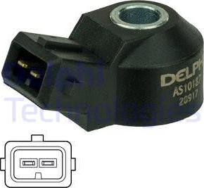 Delphi AS10187 - Датчик детонації autozip.com.ua