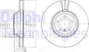 Delphi BG9915 - Гальмівний диск autozip.com.ua