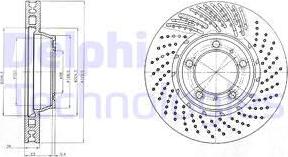 Delphi BG9094C - Гальмівний диск autozip.com.ua