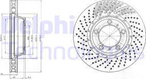 Delphi BG9095C - Гальмівний диск autozip.com.ua