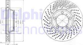 Delphi BG9095 - Гальмівний диск autozip.com.ua