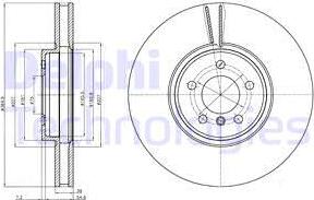 Delphi BG9092 - Гальмівний диск autozip.com.ua