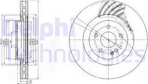 Delphi BG9059 - Гальмівний диск autozip.com.ua