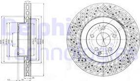 Delphi BG9057 - Гальмівний диск autozip.com.ua