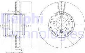 Delphi BG9004 - Гальмівний диск autozip.com.ua