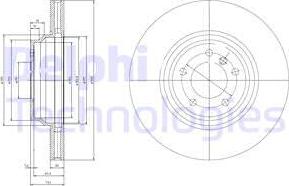 Delphi BG9019 - Гальмівний диск autozip.com.ua