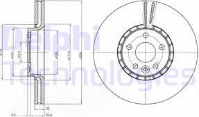 Delphi BG9085 - Гальмівний диск autozip.com.ua