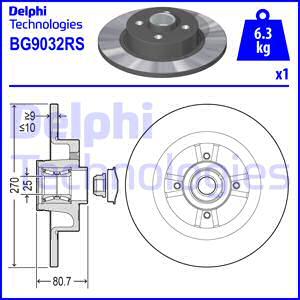 Delphi BG9032RS - Гальмівний диск autozip.com.ua