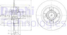 Delphi BG9029RSC - Гальмівний диск autozip.com.ua