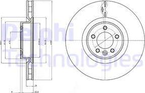 Delphi BG9079 - Гальмівний диск autozip.com.ua