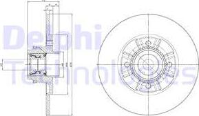 Delphi BG9114RSC - Гальмівний диск autozip.com.ua