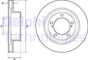 MDR MFD-22045 - Гальмівний диск autozip.com.ua