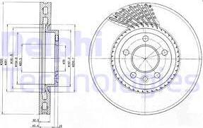 Delphi BG9892 - Гальмівний диск autozip.com.ua