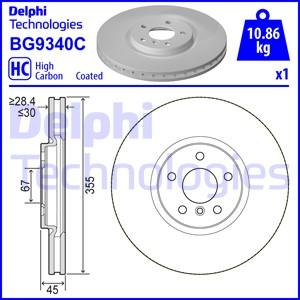Delphi BG9340C - Гальмівний диск autozip.com.ua