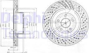 Delphi BG9754 - Гальмівний диск autozip.com.ua