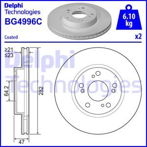 Delphi BG4996C - Гальмівний диск autozip.com.ua
