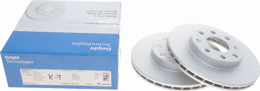 Delphi BG4972C - Гальмівний диск autozip.com.ua