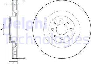 Brembo 09.A444.10 - Гальмівний диск autozip.com.ua