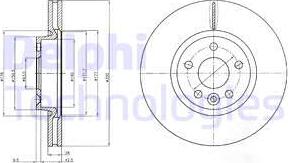 Delphi BG4094 - Гальмівний диск autozip.com.ua