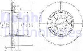 Delphi BG4049 - Гальмівний диск autozip.com.ua