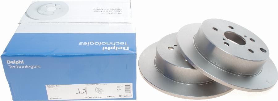 Delphi BG4051 - Гальмівний диск autozip.com.ua