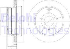 Delphi BG4069 - Гальмівний диск autozip.com.ua