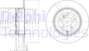 Delphi BG4066 - Гальмівний диск autozip.com.ua