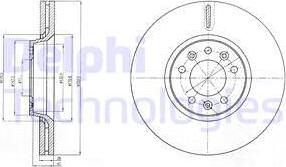 Delphi BG4083 - Гальмівний диск autozip.com.ua