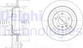 Delphi BG4031 - Гальмівний диск autozip.com.ua