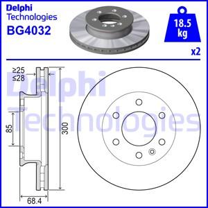 Delphi BG4032 - Гальмівний диск autozip.com.ua