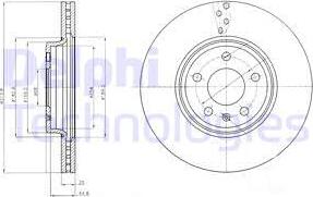 Delphi BG4079 - Гальмівний диск autozip.com.ua